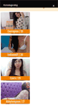 Mobile Screenshot of live-webcam-girls.nl
